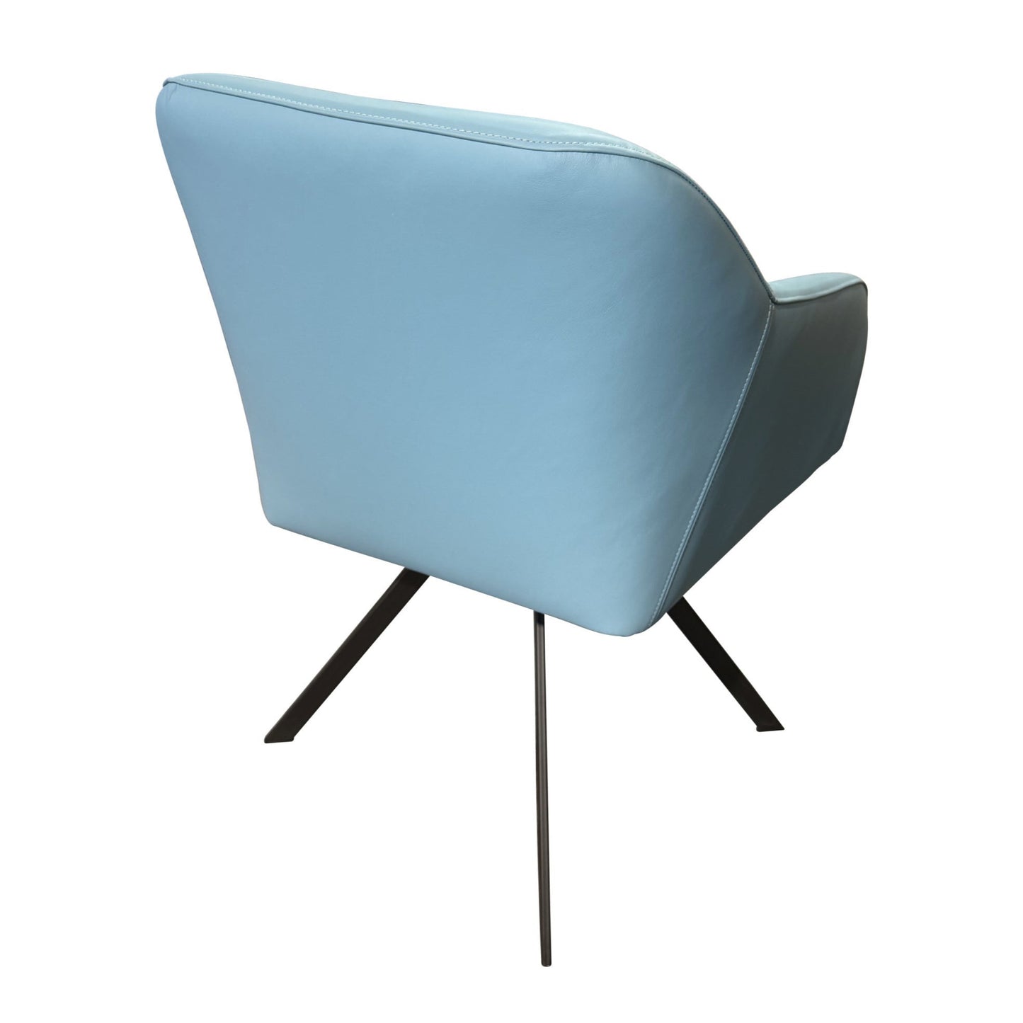 Stuhl / Stuhlsessel "Anette 1" mit Drehfunktion - Leder