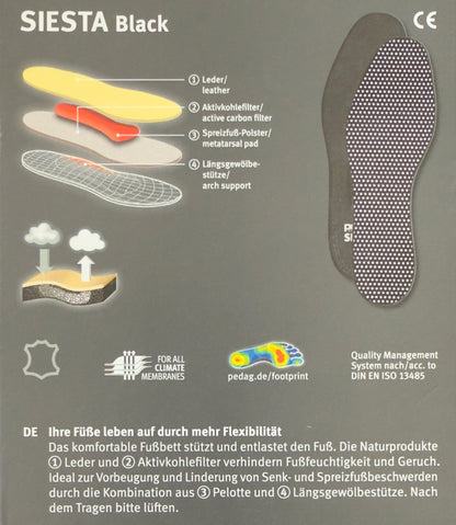 pedag Siesta - Flexible Schuheinlagen - Schweinsleder