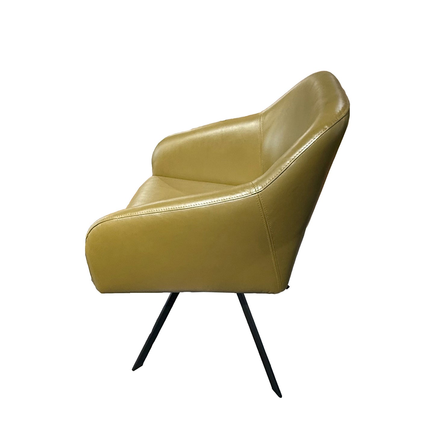 Stuhl / Stuhlsessel "Anette 2" mit Drehfunktion - Leder