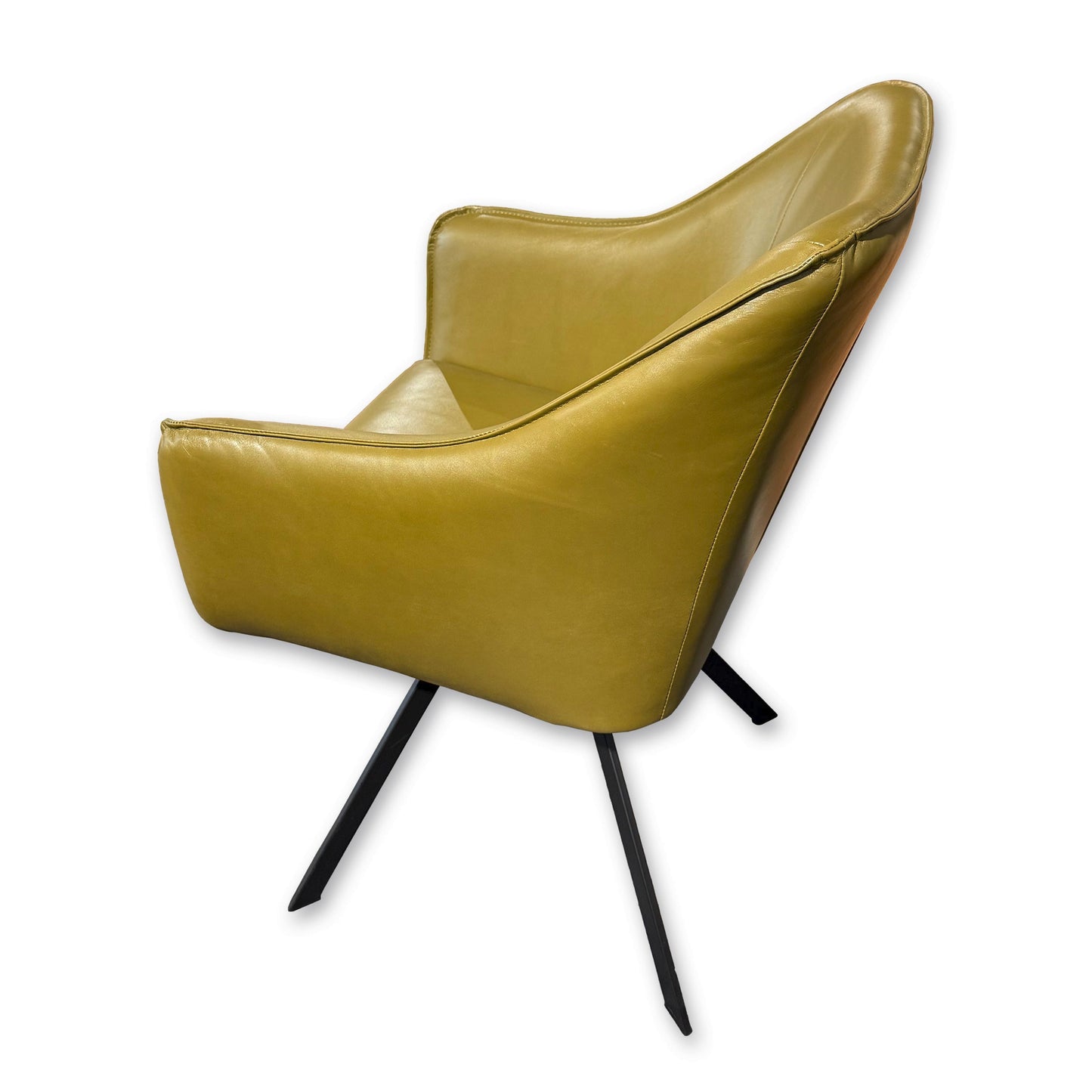 Stuhl / Stuhlsessel "Anette 3" mit Drehfunktion - Leder